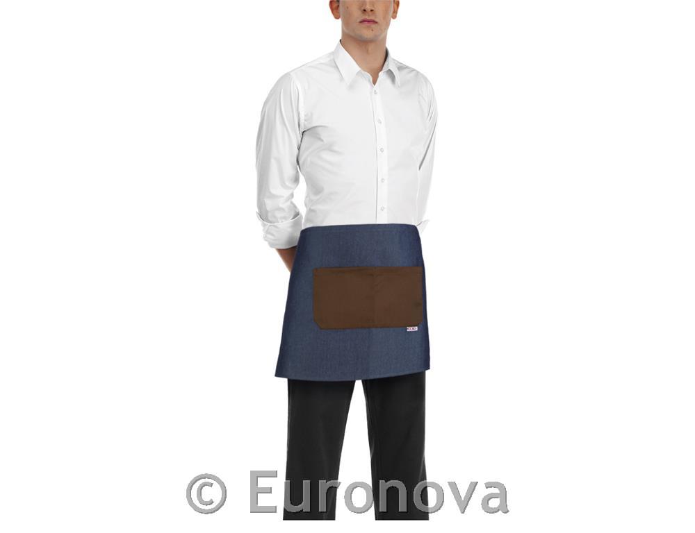 Barmanska pregača / 40x70cm / jeans smeđ