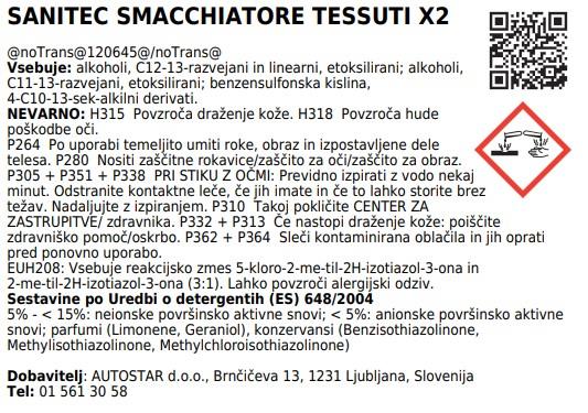 X2 Greasy/500ml/za masna i Protein.mrlja
