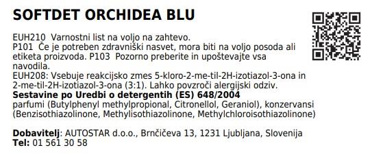 Softdet / 5L / Blue Orchid omekšivač