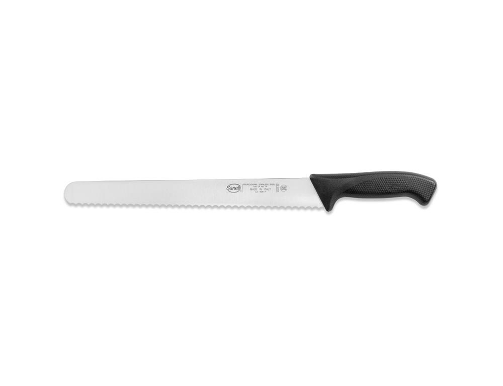 Nož za kruh / 32cm / crn / Skin