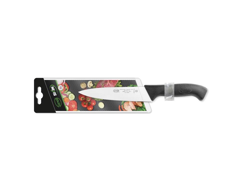 Kuhinjski nož / 16cm / crni / Skin