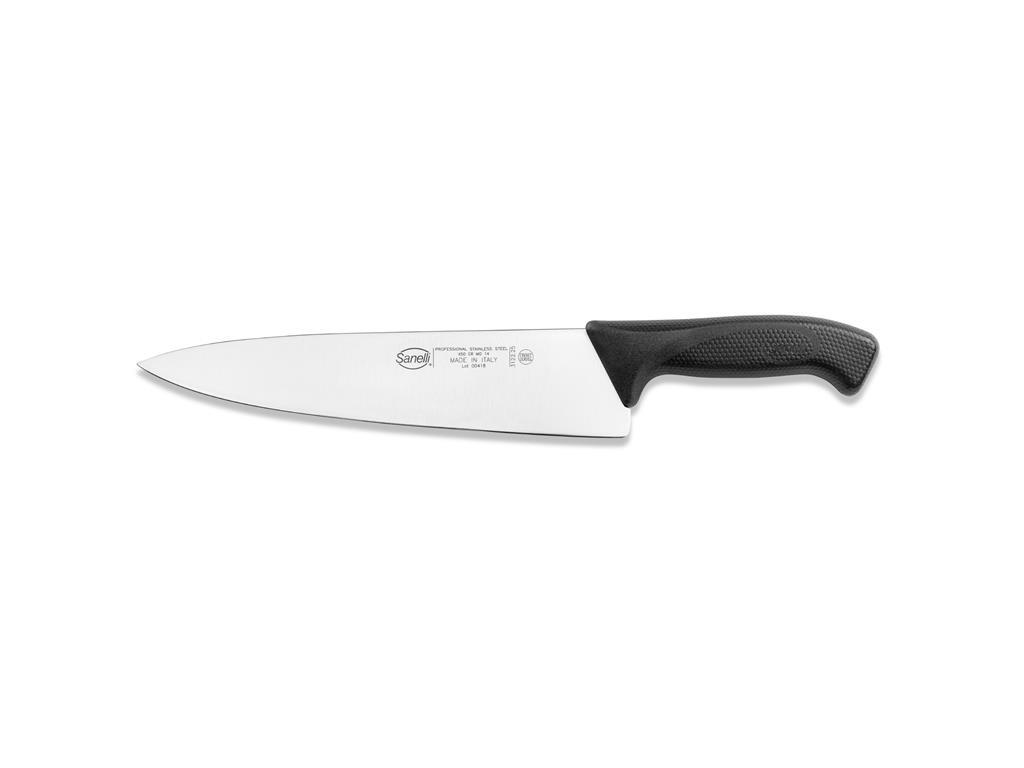 Kuhinjski nož / 25cm / crni / Skin
