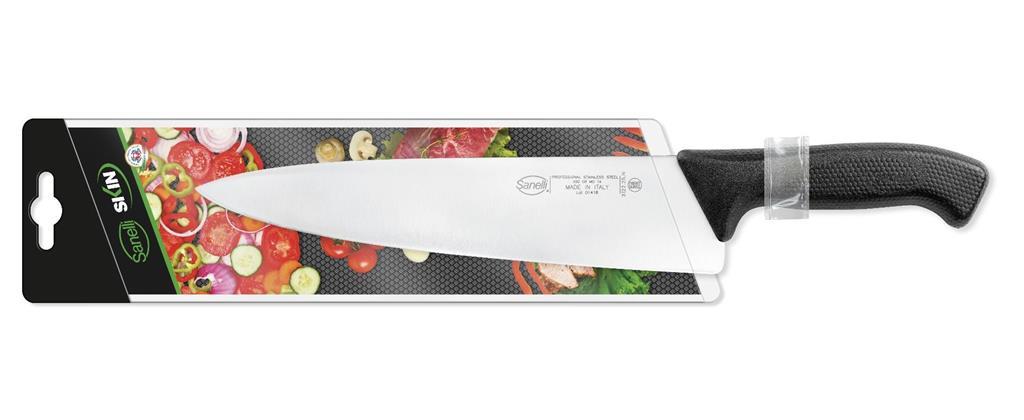 Kuhinjski nož / 25cm / crni / Skin