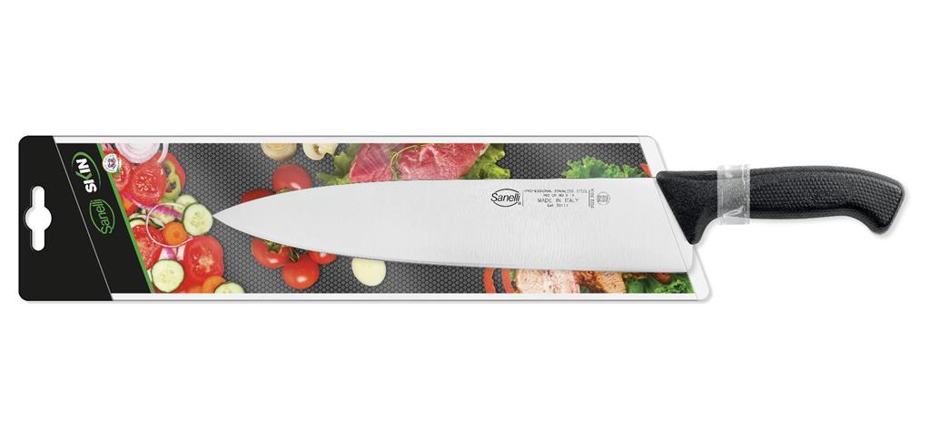 Kuhinjski nož / 30cm / crni / Skin