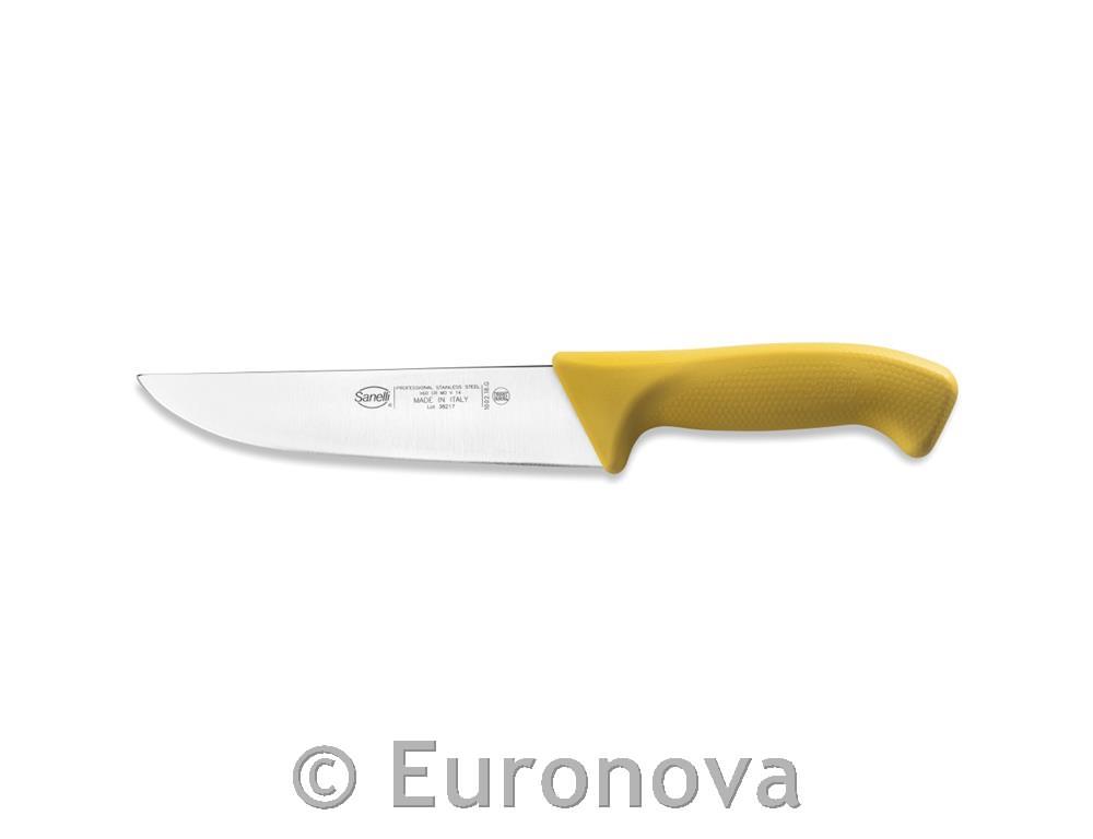 Mesarski nož / 18cm / žuti / Skin