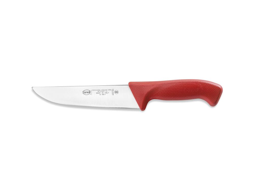 Mesarski nož / 18cm / crveni / Skin