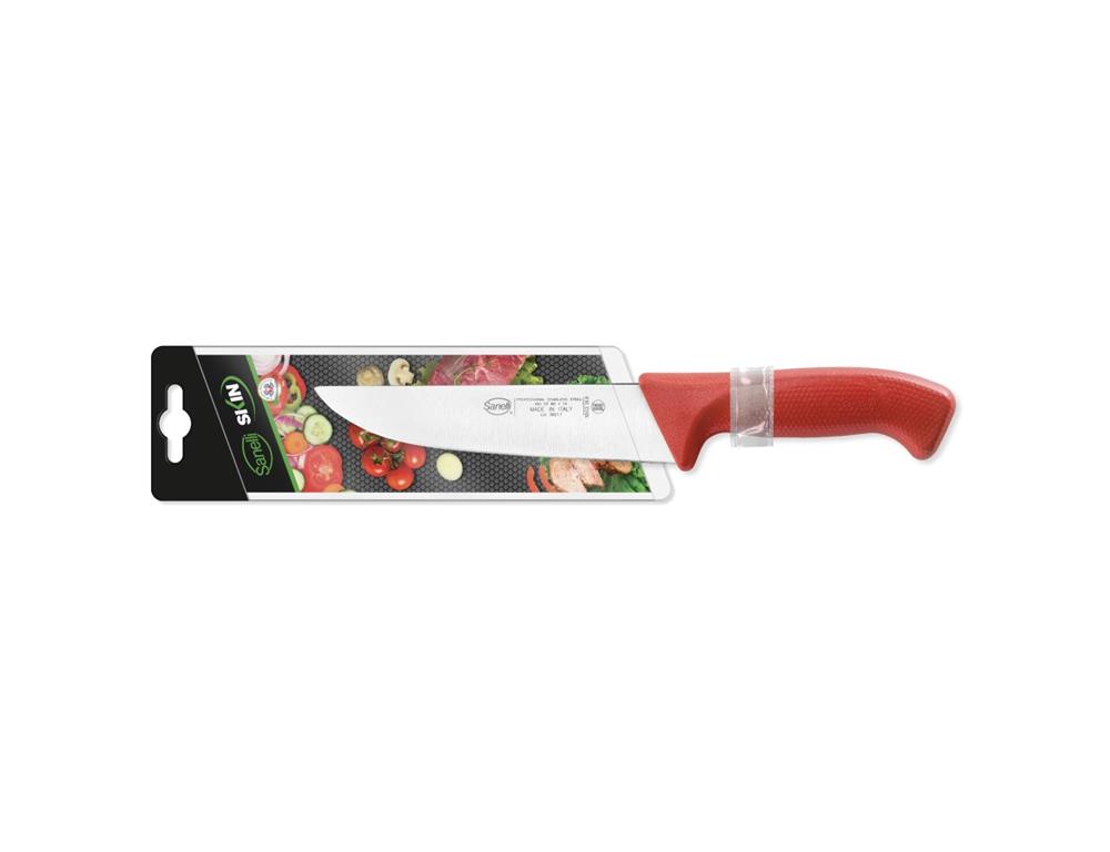 Mesarski nož / 18cm / crveni / Skin