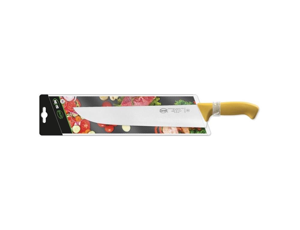 Mesarski nož / 33cm / žuti / Skin