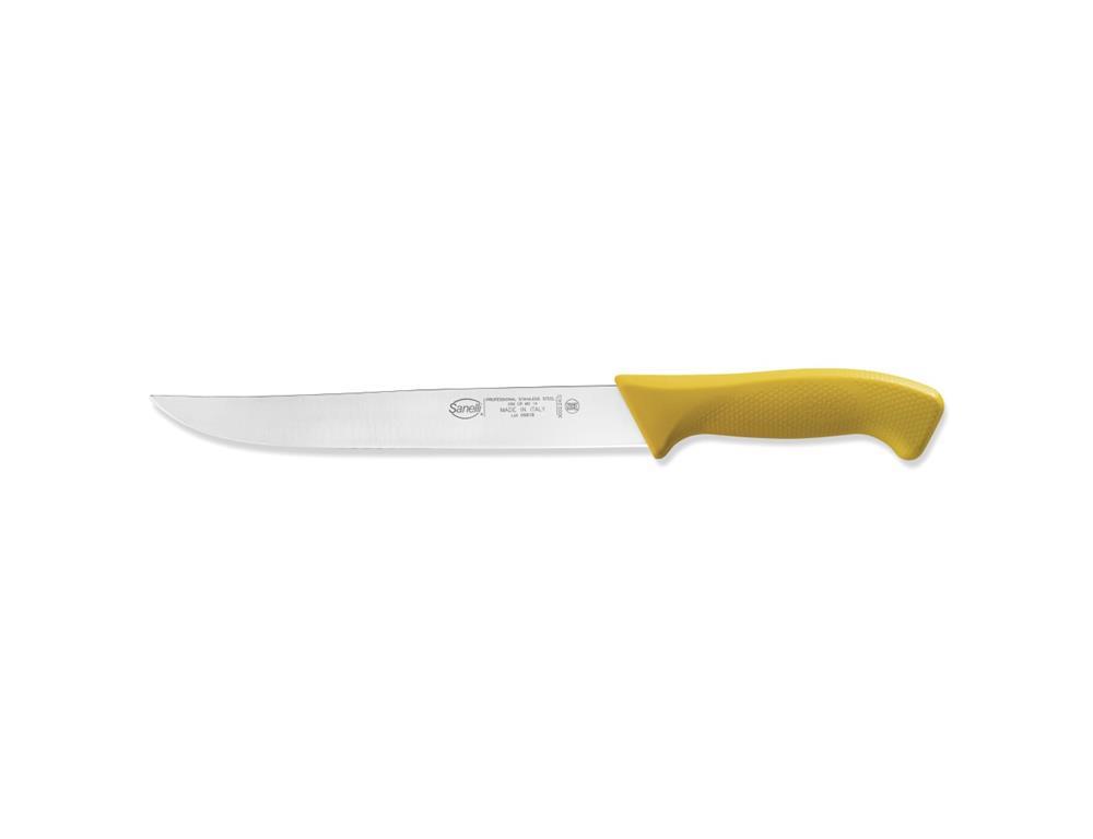 Nož za pečenje / 24cm / žuti / Skin