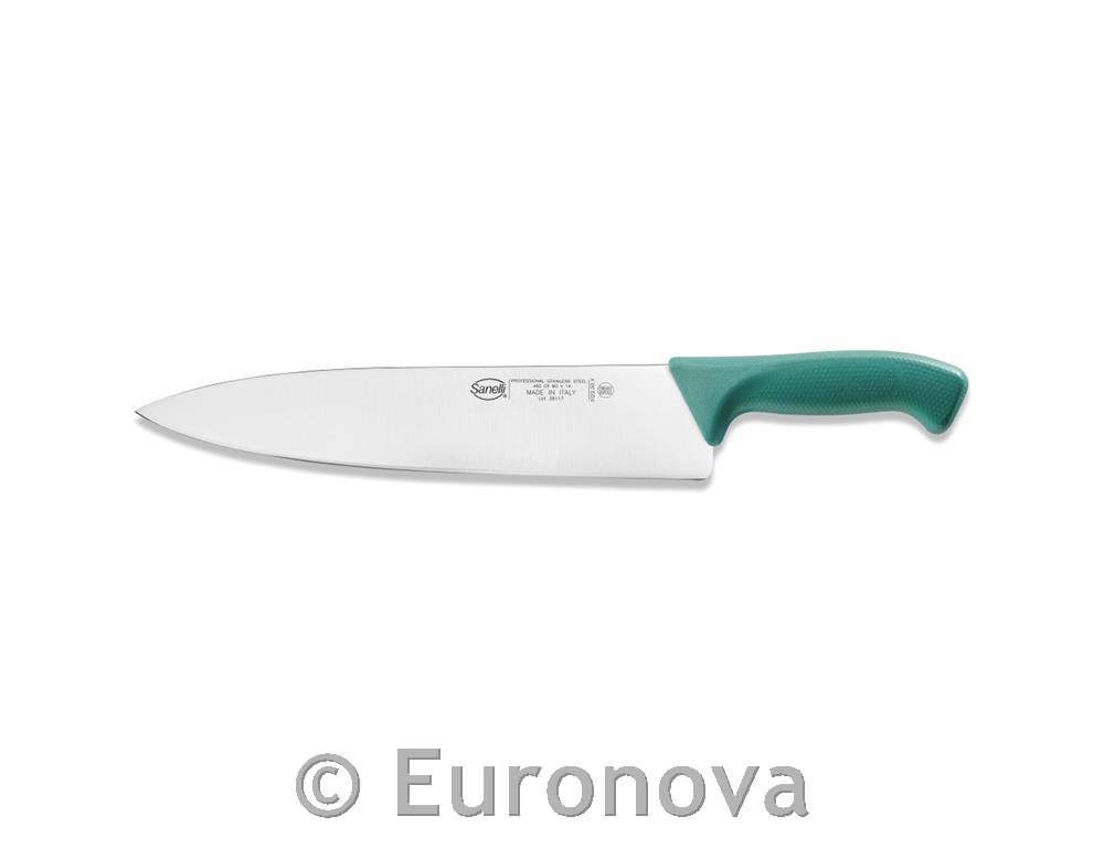 Kuhinjski nož / 30cm / zelen / Skin