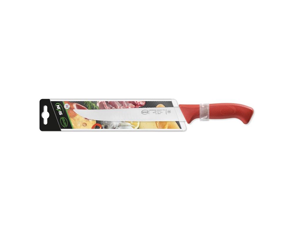 Nož za pečenje / 24cm / crveni / Skin