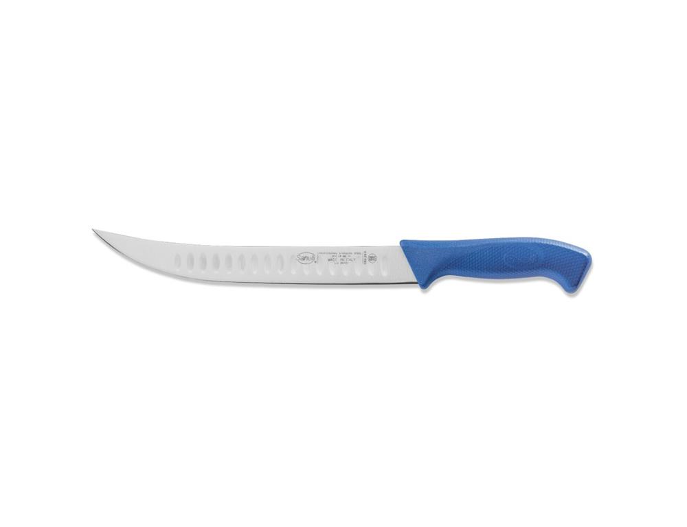 Mesarski nož / 26cm / scimitar / plavi