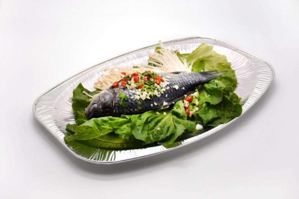 Alu pladanj oval / 35x24cm / 10kom