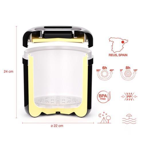 Termo posuda za led / 4L / crna