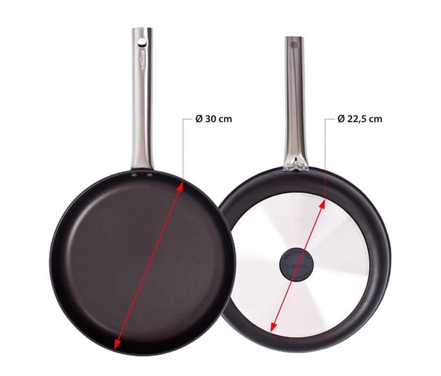 Aluminij tava / 30cm / 3mm / Nonstick