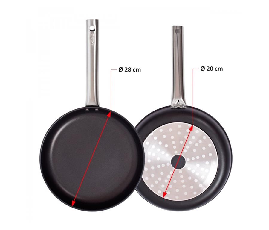 Aluminij tava /28cm/3mm/ indukcija