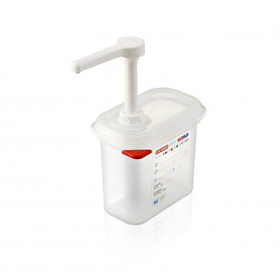Dispenzer za umak / pumpa / GN 1/9 / 1,5