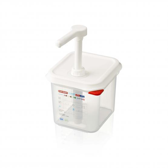 Dispenzer za umak / pumpa / GN 1/6 / 2,6