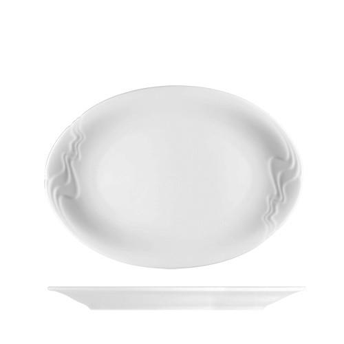 Melodie ovalni tanjur / 28cm / 6 kom