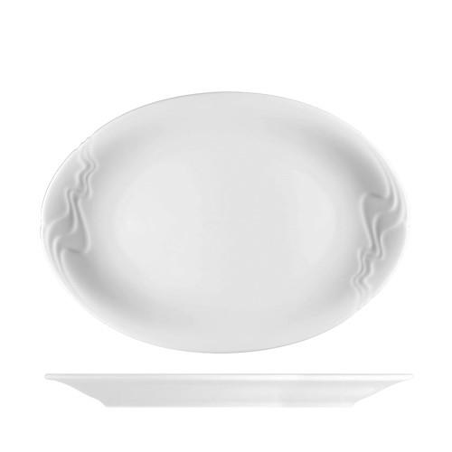 Melodie ovalni tanjur / 36cm / 3 kom