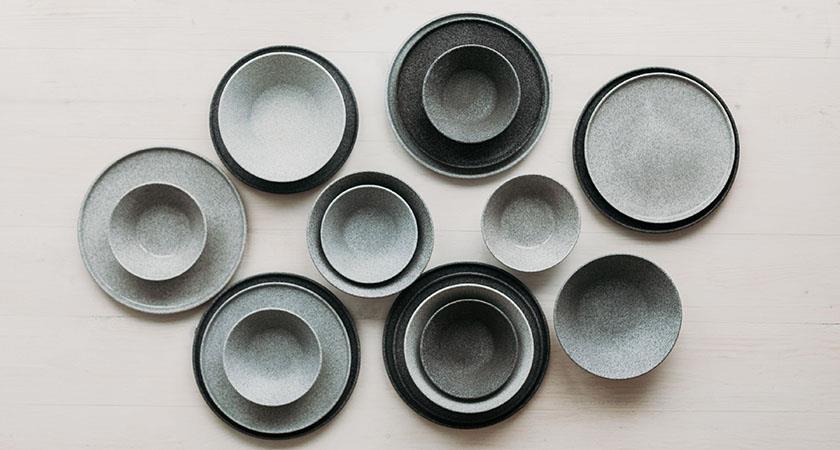 Granit plitki tanjur / 24cm / Glazed