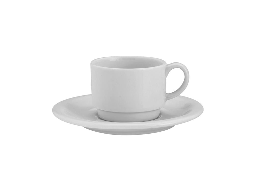 Eo šalica i tanjurič / 17cl / 12 kom