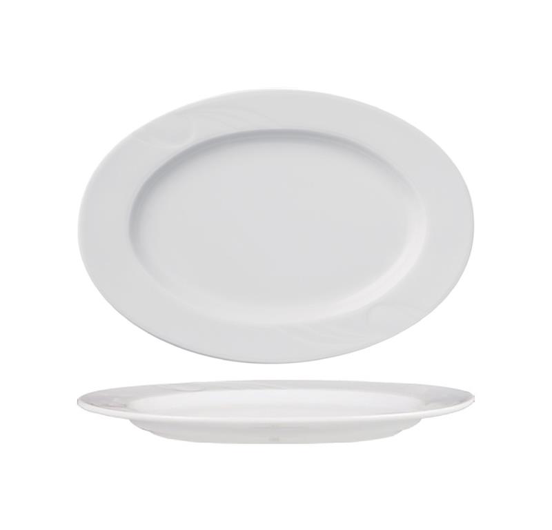 Karizma ovalni tanjur / 39cm / 6 kom