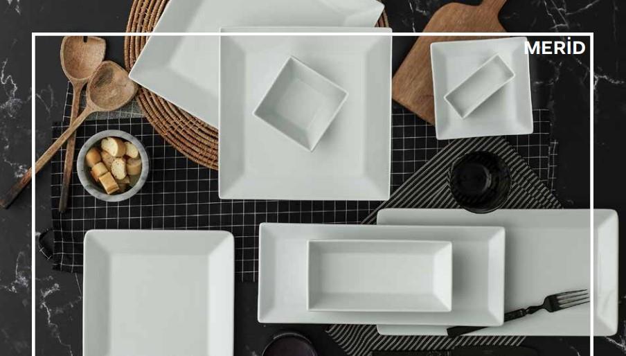 Merid plitki tanjur / 35,5x35,5cm /4 kom