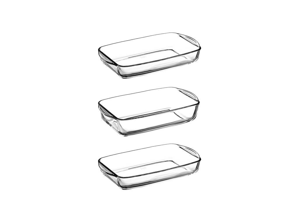 Borcam set staklenih posuda / 3kom