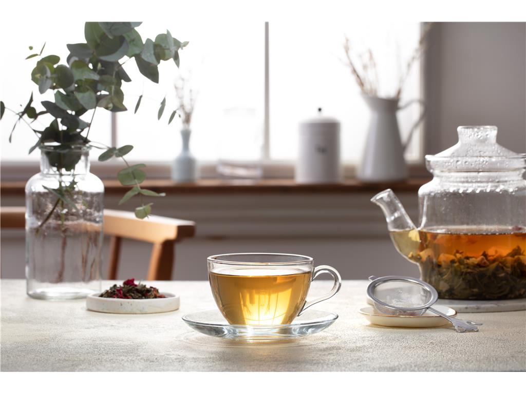Basic šalica s tanjuričem / 24cl / 6pcs