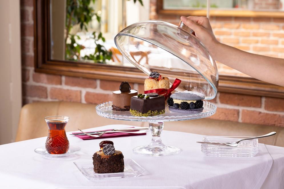 Patisserie stakleni stalak za tortu/32cm