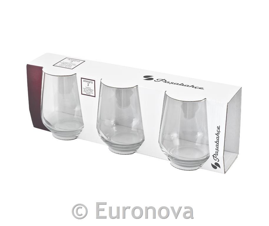 Allegra čaša voda / 43cl / 3kom