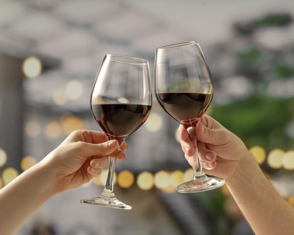 Amber časa za vino / 46cl / 6kom