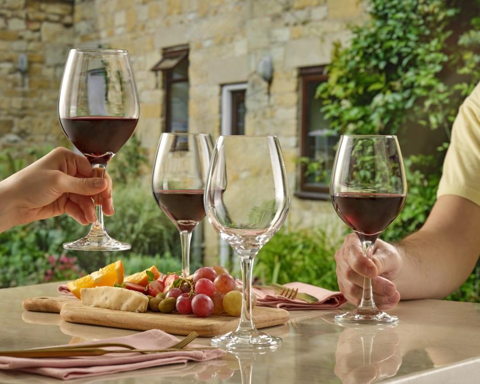 Amber časa za vino / 46cl / 6kom