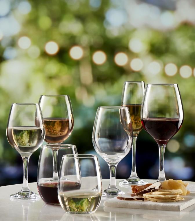Amber časa za vino / 46cl / 6kom