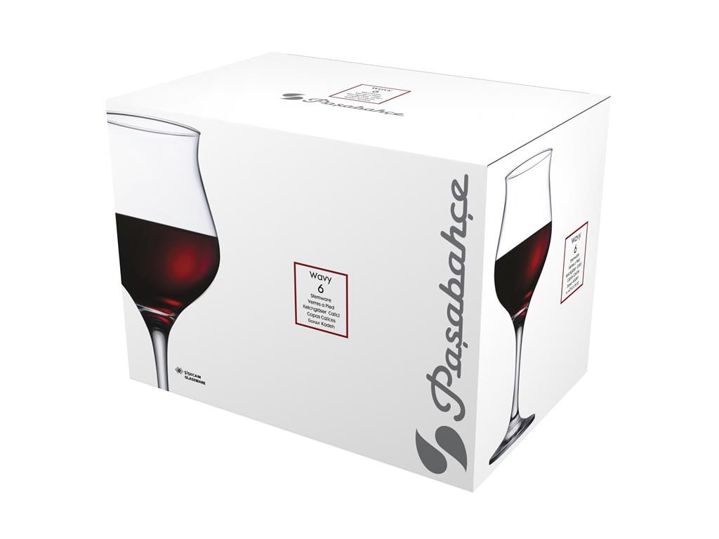 Wavy čaša za vino / 47cl / 6 kom