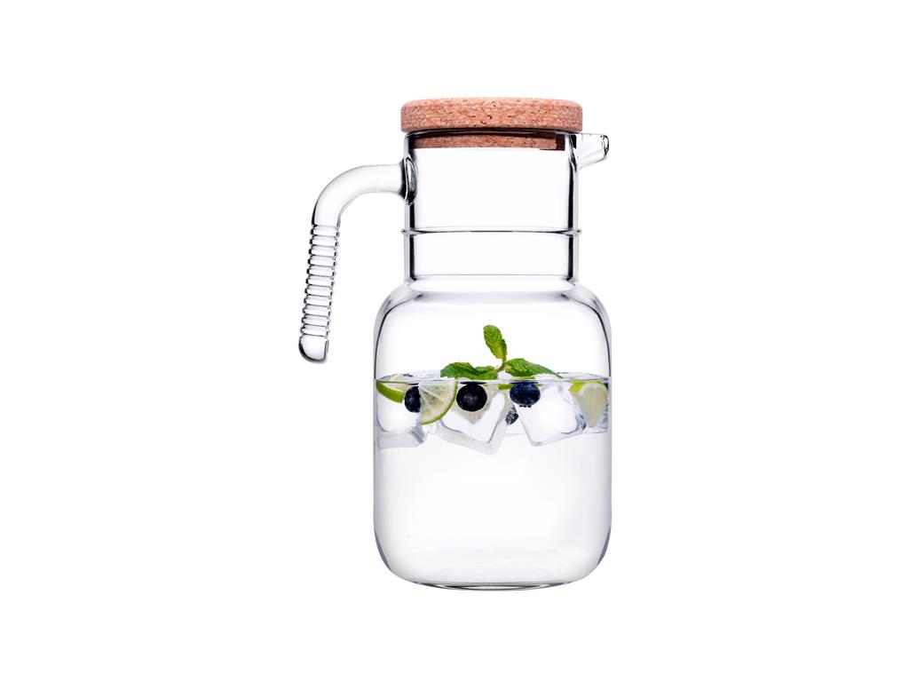 Hoop vrč / 1.5L / s plutenim poklopcem