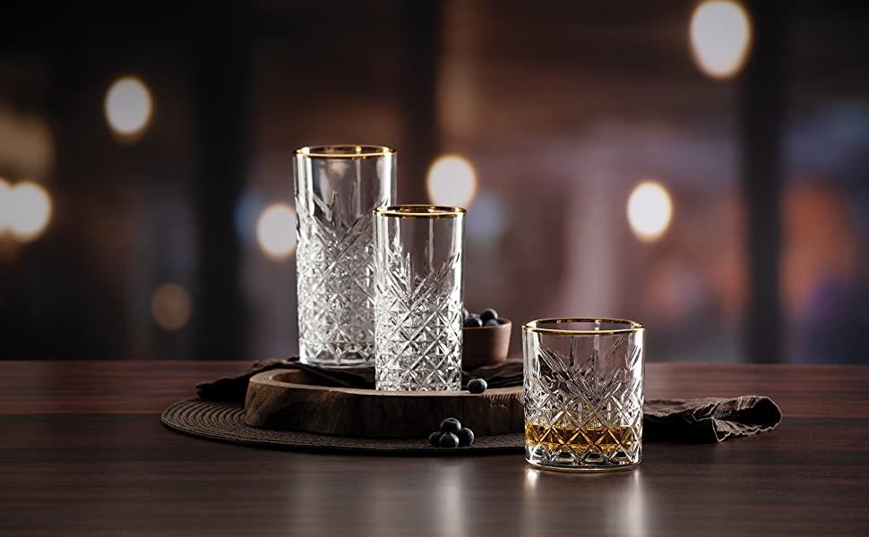 Timeless set / 35cl / zlatni rub / 3kom