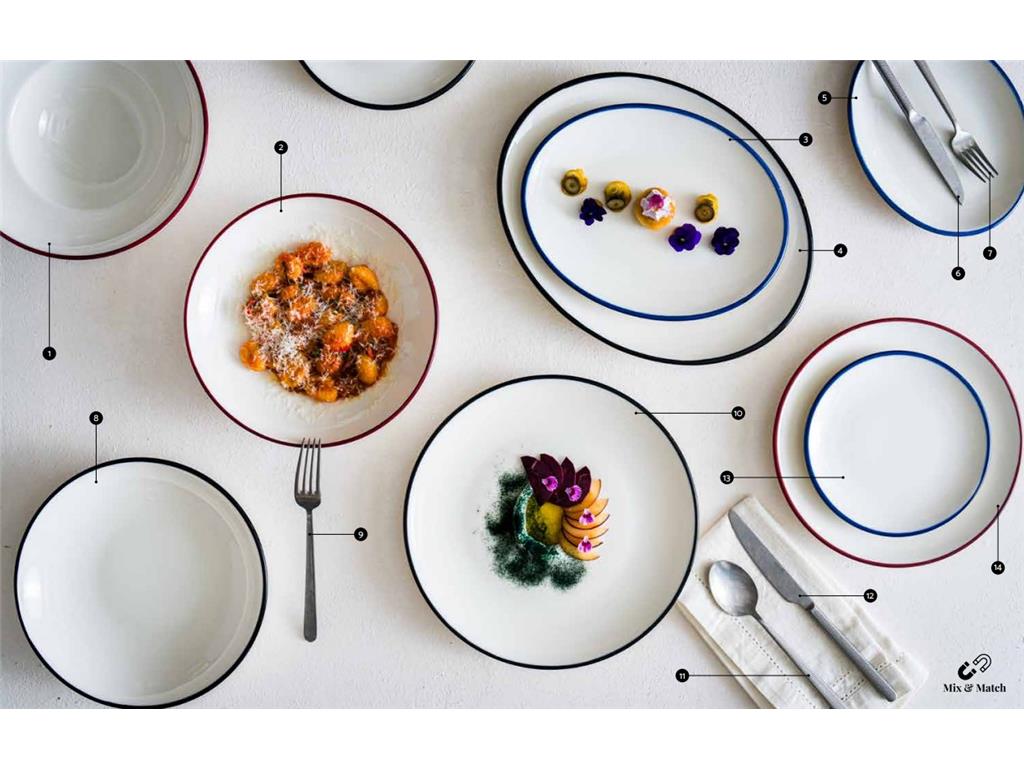 Linea Blue zdjela Gourmet / 16cm / 12kom