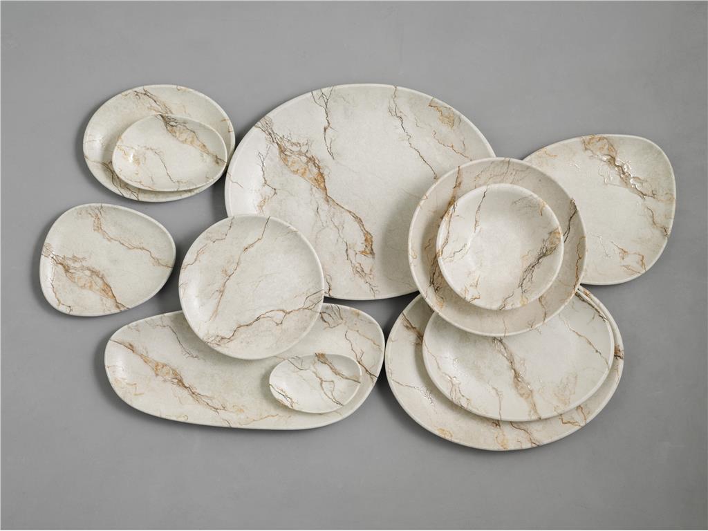 Granix ovalni tanjur Moove /31x24cm/6kom