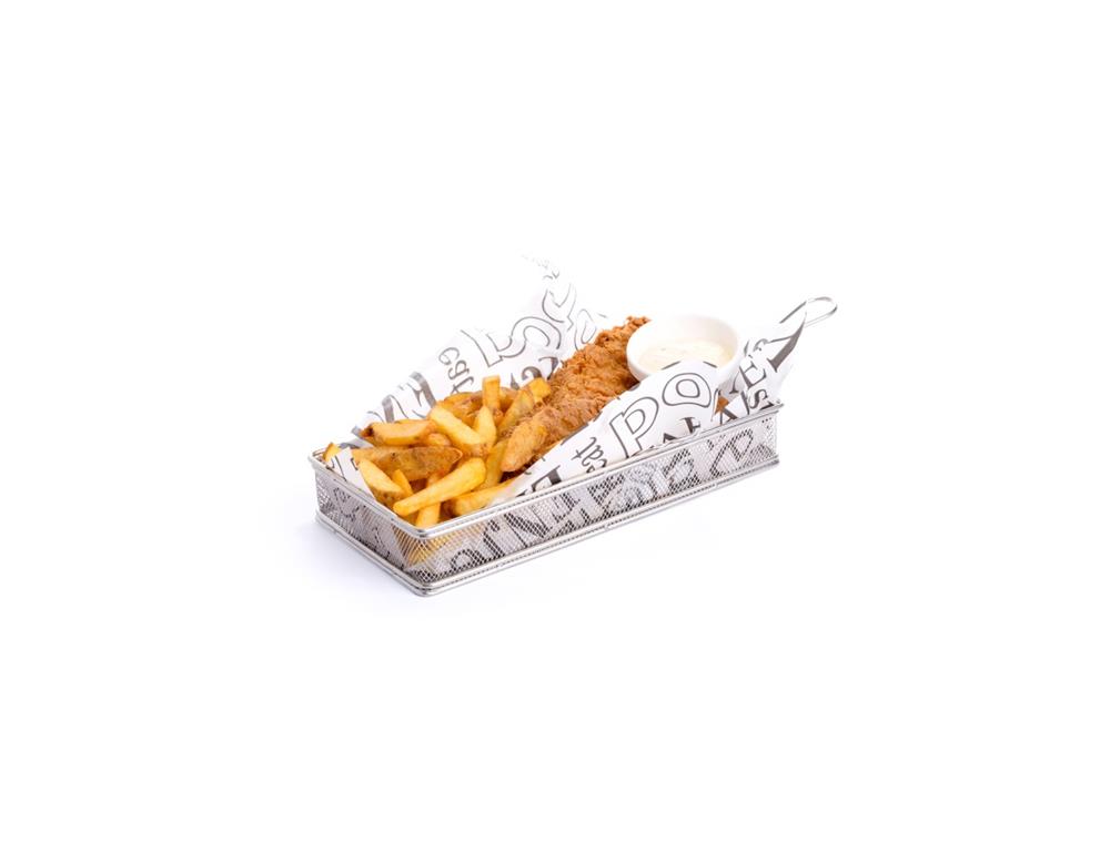 Mini košara za posluživanje / 26x14cm