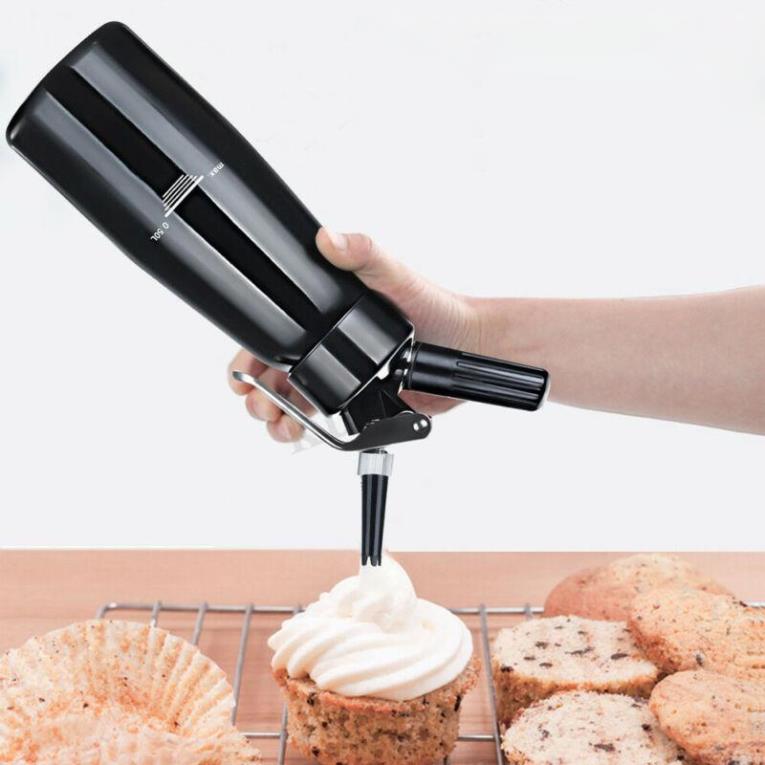 Boca za šlag crna / Kitchen Line /0.5l
