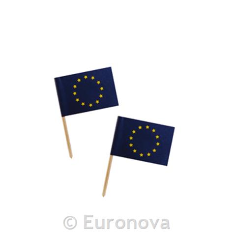 Drvene pikalice zastave /eu/7cm/100kom