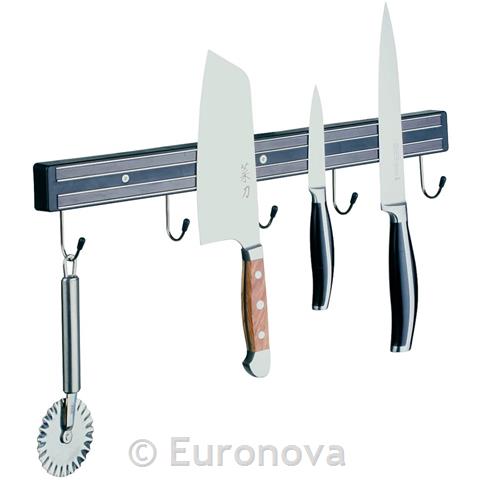 Magnetni držač za noževe / 45cm / kukice